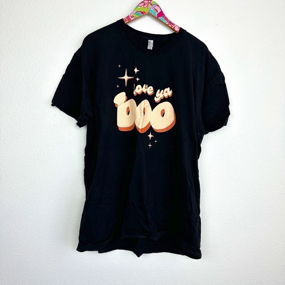 Mini and Mine Love Ya Boo Halloween tee size 2X // 2911